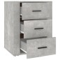 vidaXL Nachttisch Betongrau 50x36x60 cm Holzwerkstoff vidaXL Nachttisch Betongrau 50x36x60 cm Holzwerkstoff