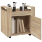 vidaXL Bürowagen Sonoma-Eiche 60x45x60 cm Holzwerkstoff vidaXL Bürowagen Sonoma-Eiche 60x45x60 cm Holzwerkstoff
