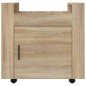 vidaXL Bürowagen Sonoma-Eiche 60x45x60 cm Holzwerkstoff vidaXL Bürowagen Sonoma-Eiche 60x45x60 cm Holzwerkstoff