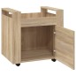 vidaXL Bürowagen Sonoma-Eiche 60x45x60 cm Holzwerkstoff vidaXL Bürowagen Sonoma-Eiche 60x45x60 cm Holzwerkstoff