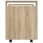 vidaXL Bürowagen Sonoma-Eiche 60x45x60 cm Holzwerkstoff vidaXL Bürowagen Sonoma-Eiche 60x45x60 cm Holzwerkstoff