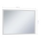 vidaXL LED-Badspiegel mit Berührungssensor 100x60 cm vidaXL LED-Badspiegel mit Berührungssensor 100x60 cm