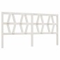 vidaXL Kopfteil Weiß 206x4x100 cm Massivholz Kiefer vidaXL Kopfteil Weiß 206x4x100 cm Massivholz Kiefer