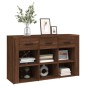 vidaXL Sideboard Braun Eichen-Optik 100x30x59,5 cm Holzwerkstoff vidaXL Sideboard Braun Eichen-Optik 100x30x59,5 cm Holzwerkstoff