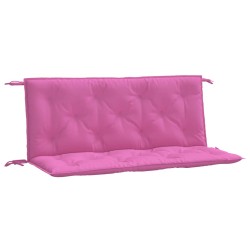 vidaXL Gartenbank-Auflagen 2 Stk. Rosa 120x50x7 cm Stoff