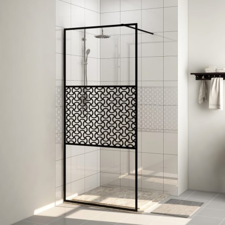 vidaXL Duschwand für Begehbare Dusche mit Klarem ESG Glas 100x195 cm
