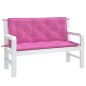 vidaXL Gartenbank-Auflagen 2 Stk. Rosa 120x50x7 cm Stoff vidaXL Gartenbank-Auflagen 2 Stk. Rosa 120x50x7 cm Stoff