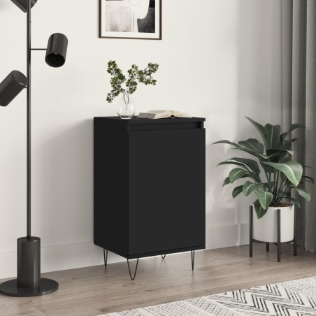 vidaXL Sideboard Schwarz 40x35x70 cm Holzwerkstoff
