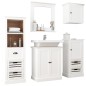 vidaXL 5-tlg. Badmöbel-Set Massivholz Weiß vidaXL 5-tlg. Badmöbel-Set Massivholz Weiß