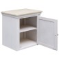vidaXL 5-tlg. Badmöbel-Set Massivholz Weiß vidaXL 5-tlg. Badmöbel-Set Massivholz Weiß