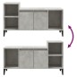 vidaXL TV-Schrank Betongrau 100x35x55 cm Holzwerkstoff vidaXL TV-Schrank Betongrau 100x35x55 cm Holzwerkstoff