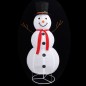vidaXL LED-Schneemann Weihnachtsfigur Luxus-Stoff 180 cm vidaXL LED-Schneemann Weihnachtsfigur Luxus-Stoff 180 cm