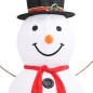 vidaXL LED-Schneemann Weihnachtsfigur Luxus-Stoff 180 cm vidaXL LED-Schneemann Weihnachtsfigur Luxus-Stoff 180 cm