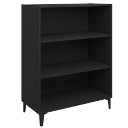 vidaXL Sideboard Schwarz 69,5x32,5x90 cm Holzwerkstoff