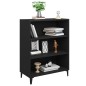 vidaXL Sideboard Schwarz 69,5x32,5x90 cm Holzwerkstoff vidaXL Sideboard Schwarz 69,5x32,5x90 cm Holzwerkstoff