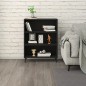 vidaXL Sideboard Schwarz 69,5x32,5x90 cm Holzwerkstoff vidaXL Sideboard Schwarz 69,5x32,5x90 cm Holzwerkstoff