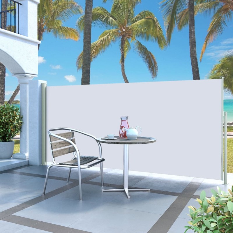 vidaXL Seitenmarkise Ausziehbar 140x300 cm Creme vidaXL Seitenmarkise Ausziehbar 140x300 cm Creme
