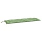 Gartenbank-Auflagen 2 Stk. Blattmuster 150x50x7 cm Stoff Gartenbank-Auflagen 2 Stk. Blattmuster 150x50x7 cm Stoff