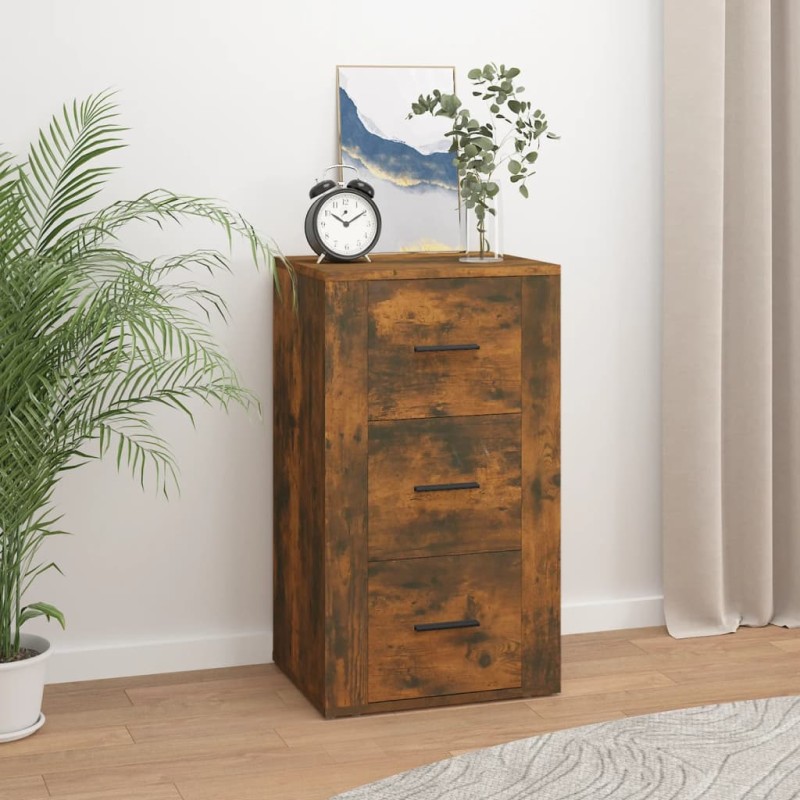 vidaXL Sideboard Räuchereiche 40x33x70 cm Holzwerkstoff vidaXL Sideboard Räuchereiche 40x33x70 cm Holzwerkstoff