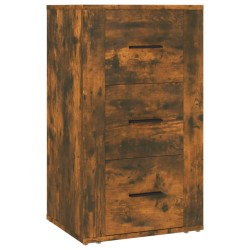 vidaXL Sideboard Räuchereiche 40x33x70 cm Holzwerkstoff