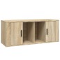 vidaXL TV-Schrank Sonoma-Eiche 100x35x40 cm Holzwerkstoff vidaXL TV-Schrank Sonoma-Eiche 100x35x40 cm Holzwerkstoff