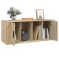 vidaXL TV-Schrank Sonoma-Eiche 100x35x40 cm Holzwerkstoff vidaXL TV-Schrank Sonoma-Eiche 100x35x40 cm Holzwerkstoff
