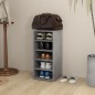 vidaXL Schuhschrank Betongrau 31,5x35x70 cm Holzwerkstoff vidaXL Schuhschrank Betongrau 31,5x35x70 cm Holzwerkstoff