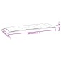 Gartenbank-Auflagen 2 Stk. Blattmuster 150x50x7 cm Stoff Gartenbank-Auflagen 2 Stk. Blattmuster 150x50x7 cm Stoff