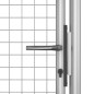 vidaXL Gartentor Verzinkter Stahl 105x225 cm Silbern vidaXL Gartentor Verzinkter Stahl 105x225 cm Silbern