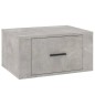 vidaXL Wand-Nachttisch Betongrau 50x36x25 cm vidaXL Wand-Nachttisch Betongrau 50x36x25 cm
