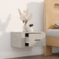 vidaXL Wand-Nachttisch Betongrau 50x36x25 cm vidaXL Wand-Nachttisch Betongrau 50x36x25 cm