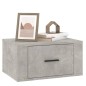vidaXL Wand-Nachttisch Betongrau 50x36x25 cm vidaXL Wand-Nachttisch Betongrau 50x36x25 cm