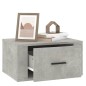 vidaXL Wand-Nachttisch Betongrau 50x36x25 cm vidaXL Wand-Nachttisch Betongrau 50x36x25 cm