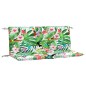 Gartenbank-Auflagen 2 Stk. Mehrfarbig 120x50x7 cm Stoff Gartenbank-Auflagen 2 Stk. Mehrfarbig 120x50x7 cm Stoff