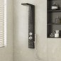 vidaXL Duschpaneel-System Aluminium Schwarz vidaXL Duschpaneel-System Aluminium Schwarz