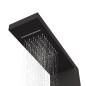 vidaXL Duschpaneel-System Aluminium Schwarz vidaXL Duschpaneel-System Aluminium Schwarz