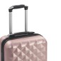 vidaXL Hartschalen-Trolley Roségold ABS vidaXL Hartschalen-Trolley Roségold ABS