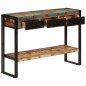 vidaXL Konsolentisch 110x30x76 cm Altholz Massiv vidaXL Konsolentisch 110x30x76 cm Altholz Massiv