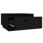 vidaXL Couchtisch Schwarz 55x56x32 cm Massivholz Kiefer vidaXL Couchtisch Schwarz 55x56x32 cm Massivholz Kiefer