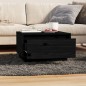 vidaXL Couchtisch Schwarz 55x56x32 cm Massivholz Kiefer vidaXL Couchtisch Schwarz 55x56x32 cm Massivholz Kiefer