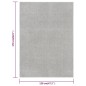 vidaXL Teppich Kurzflor 120x170 cm Hellgrau vidaXL Teppich Kurzflor 120x170 cm Hellgrau