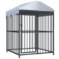 vidaXL Outdoor-Hundezwinger mit Überdachung 120x120x150 cm vidaXL Outdoor-Hundezwinger mit Überdachung 120x120x150 cm