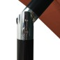 vidaXL Sonnenschirm mit Alu-Mast 3-lagig Terracotta-Rot 2,5x2,5 m vidaXL Sonnenschirm mit Alu-Mast 3-lagig Terracotta-Rot 2,5x2,5 m