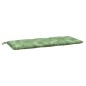 Gartenbank-Auflagen 2 Stk. Blattmuster 120x50x7 cm Stoff Gartenbank-Auflagen 2 Stk. Blattmuster 120x50x7 cm Stoff