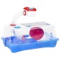 vidaXL Hamsterkäfig Blau 57x33x26 cm Polypropylen vidaXL Hamsterkäfig Blau 57x33x26 cm Polypropylen