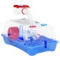 vidaXL Hamsterkäfig Blau 57x33x26 cm Polypropylen vidaXL Hamsterkäfig Blau 57x33x26 cm Polypropylen