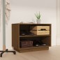 vidaXL Schuhschrank Honigbraun 60x34x45 cm Massivholz Kiefer vidaXL Schuhschrank Honigbraun 60x34x45 cm Massivholz Kiefer