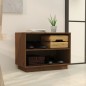 vidaXL Schuhschrank Honigbraun 60x34x45 cm Massivholz Kiefer vidaXL Schuhschrank Honigbraun 60x34x45 cm Massivholz Kiefer
