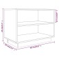 vidaXL Schuhschrank Honigbraun 60x34x45 cm Massivholz Kiefer vidaXL Schuhschrank Honigbraun 60x34x45 cm Massivholz Kiefer