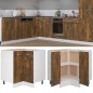 vidaXL Küchenschrank Räuchereiche 75,5x75,5x80,5 cm Holzwerkstoff vidaXL Küchenschrank Räuchereiche 75,5x75,5x80,5 cm Holzwerkstoff